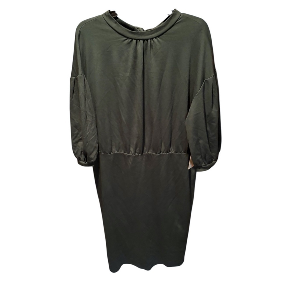 Eloquii Women's Short Sleeve Dress in Green Size 16 NWT